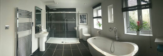 Rekonstrukce koupelny v domě