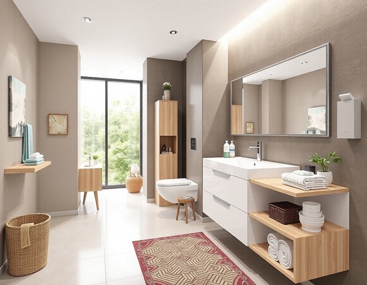 Montáže koupelnového nábytku